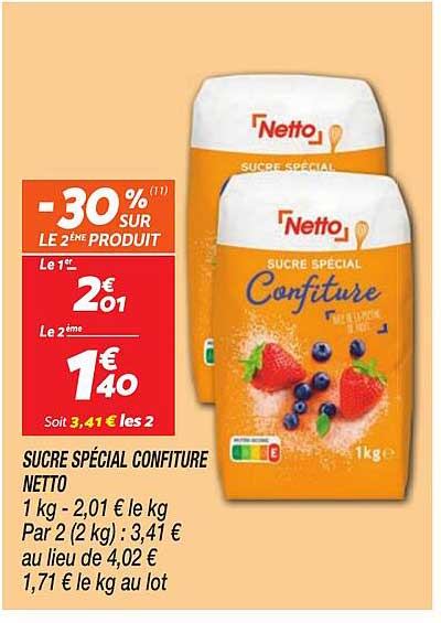 SUCRE SPÉCIAL CONFITURE NETTO