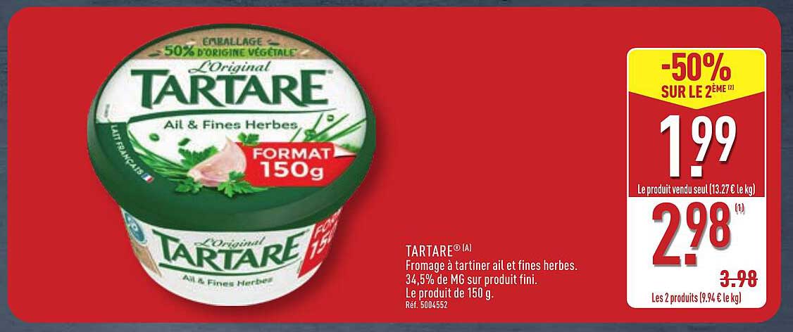 TARTARE® Ail & Fines Herbes