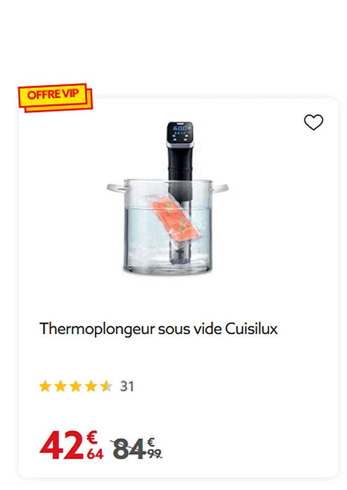 Thermoplongeur sous vide Cuisilux