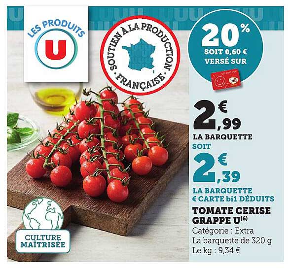 TOMATE CERISE GRAPPE U