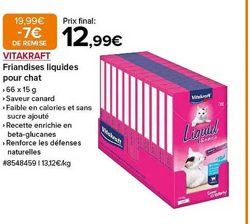 VITAKRAFT Friandises liquides pour chat