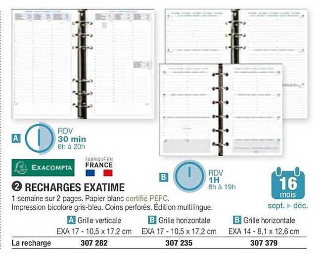 2 RECHARGES EXATIME