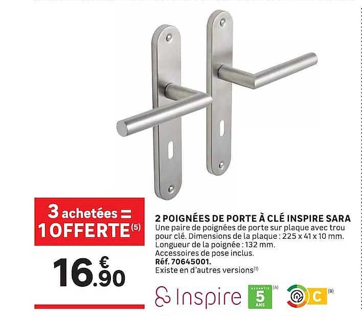 3 achetées = 1 offerte