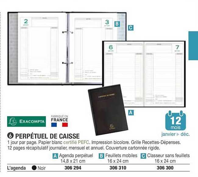 6 PERRÉTUEL DE CAISSE