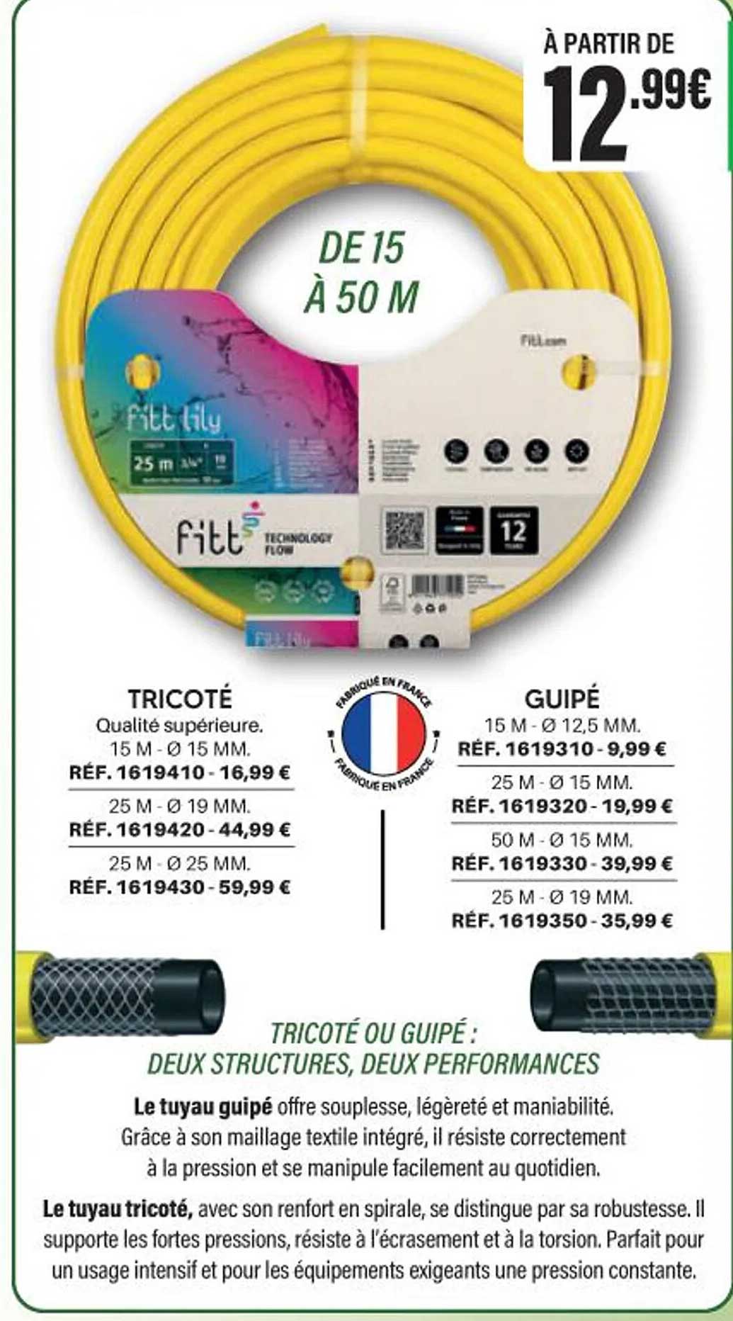 À PARTIR DE 12.99€