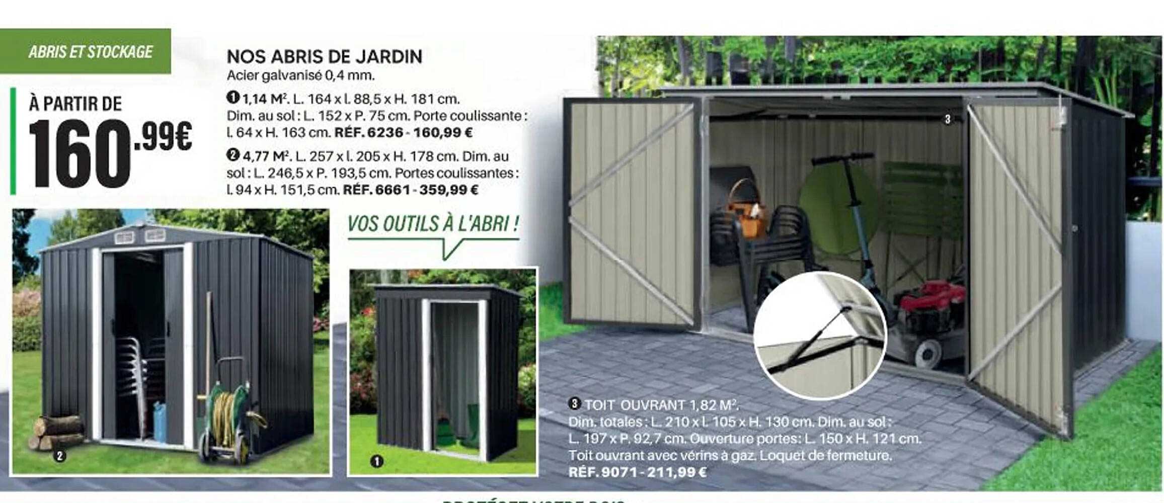 ABRIS ET STOCKAGE