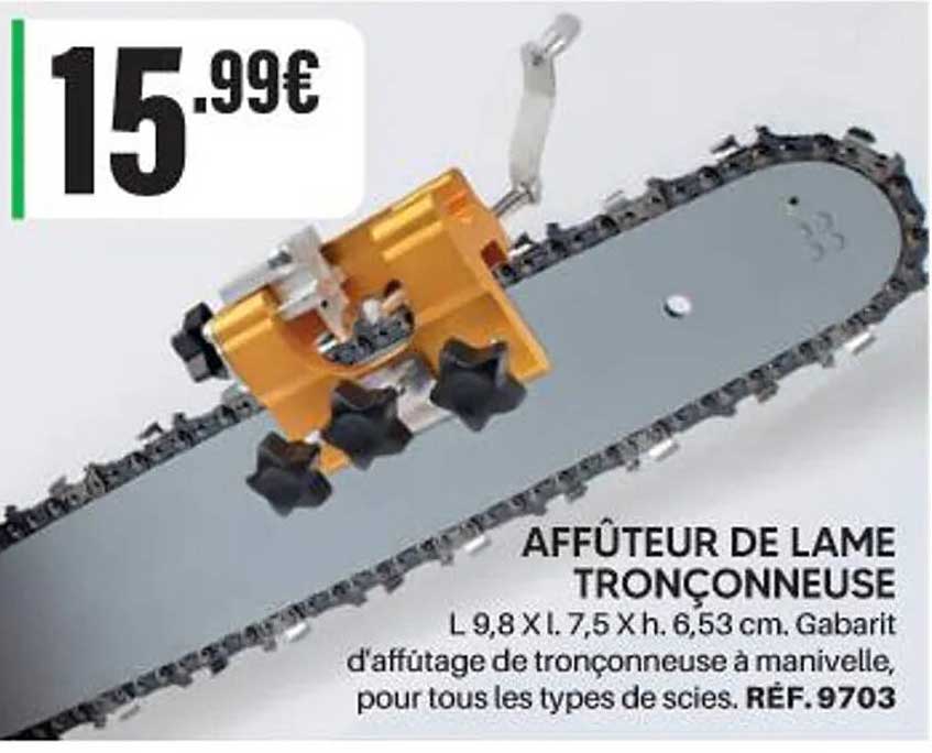 AFFÛTEUR DE LAME TRONCONNEUSE