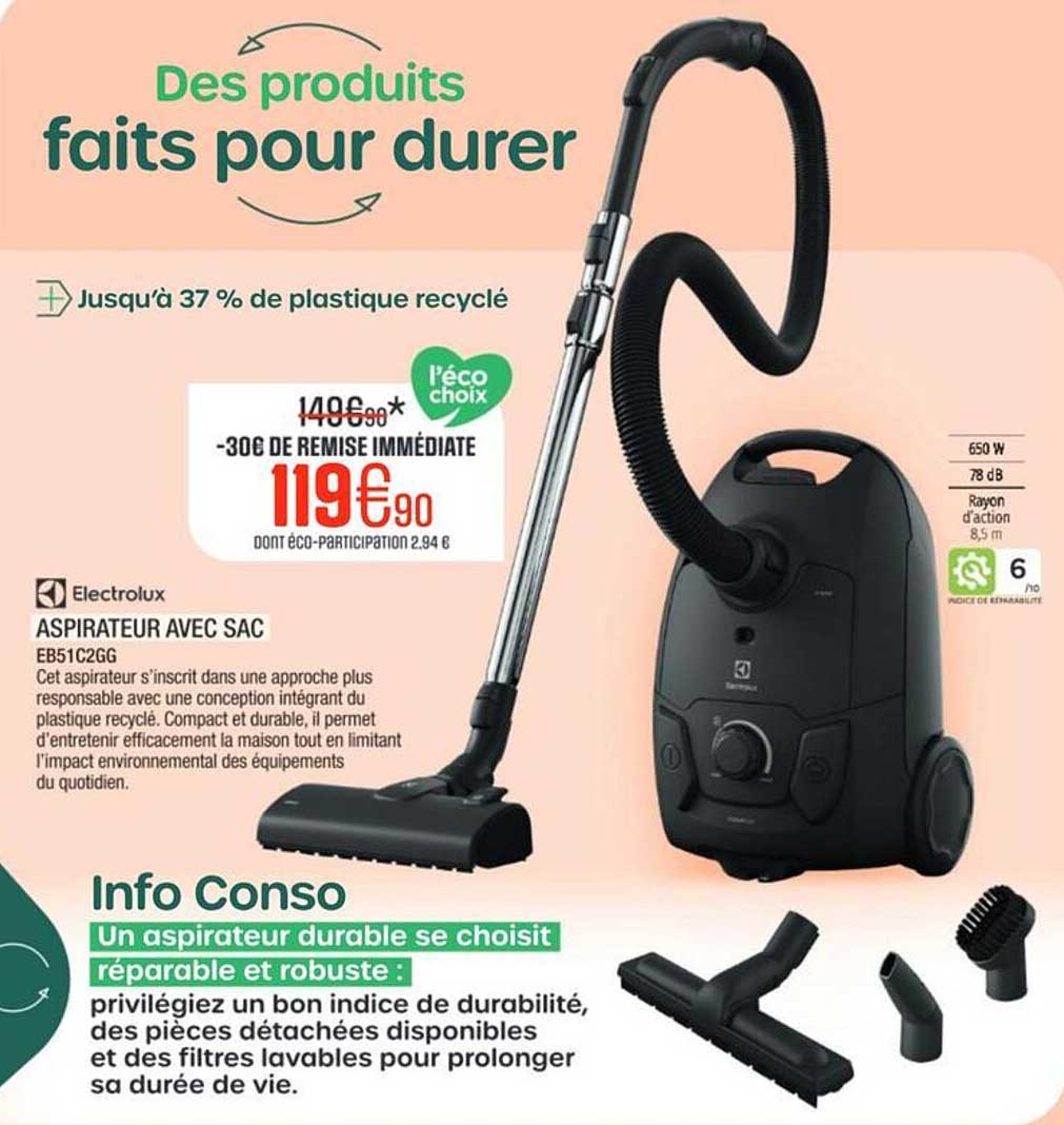 ASPIRATEUR AVEC SAC