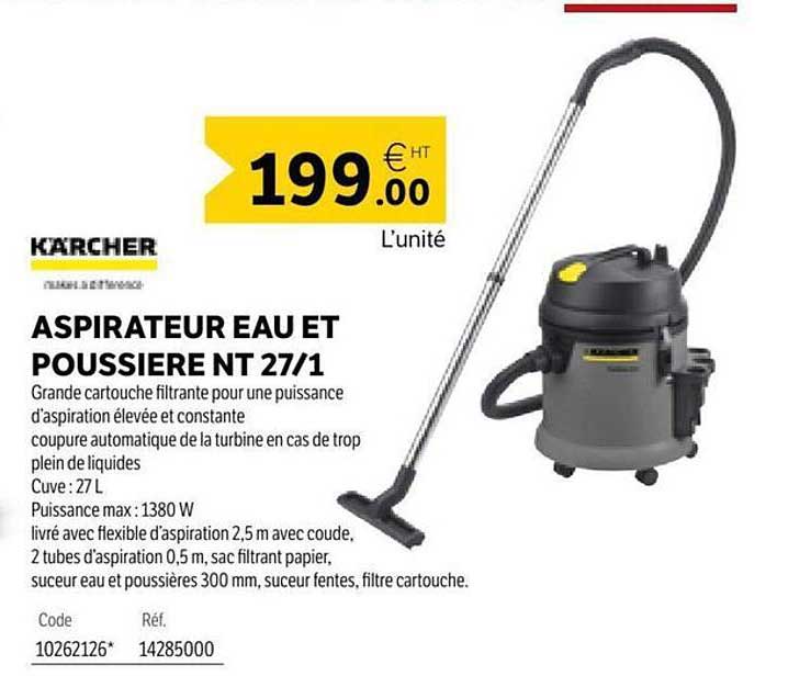 ASPIRATEUR EAU ET POUSSIERE NT 27/1