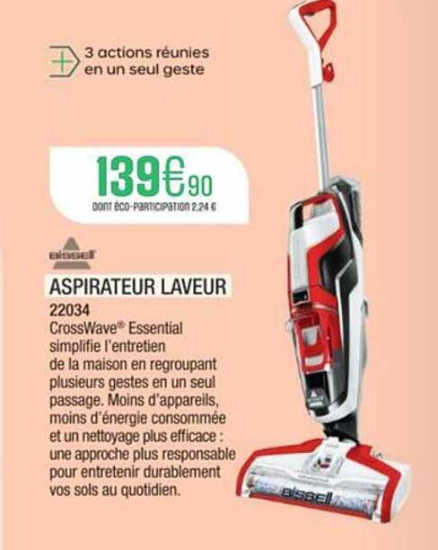 ASPIRATEUR LAVEUR 22034 CrossWave® Essential