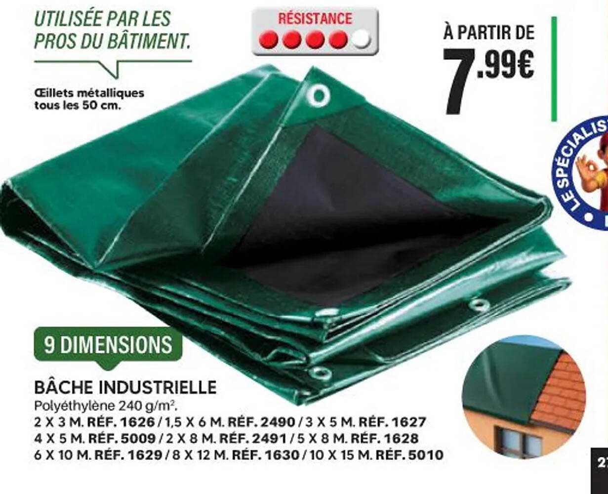 BÂCHE INDUSTRIELLE