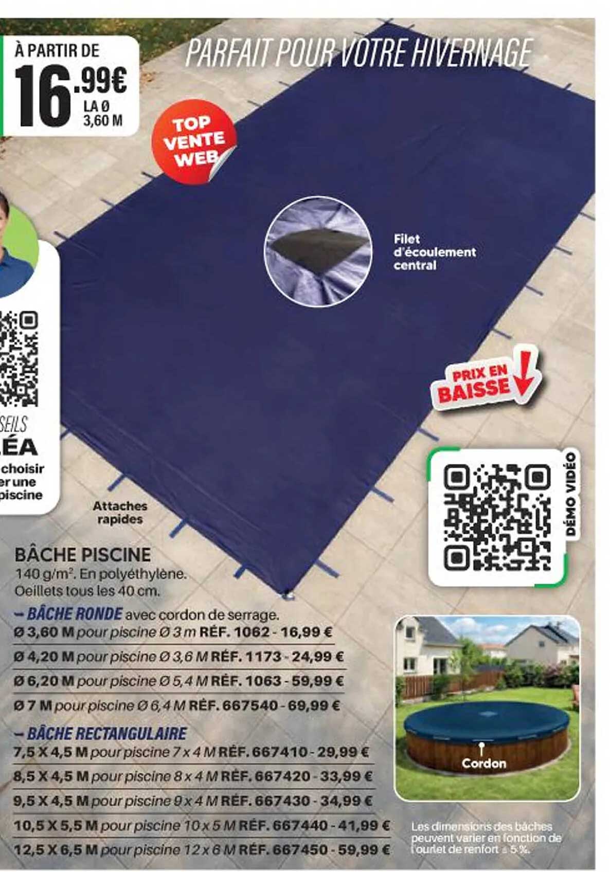 BÂCHE PISCINE