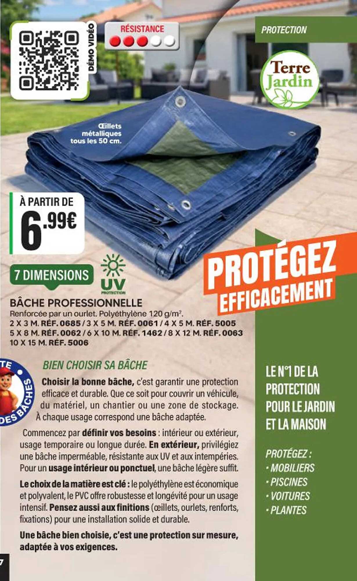 BÂCHE PROFESSIONNELLE