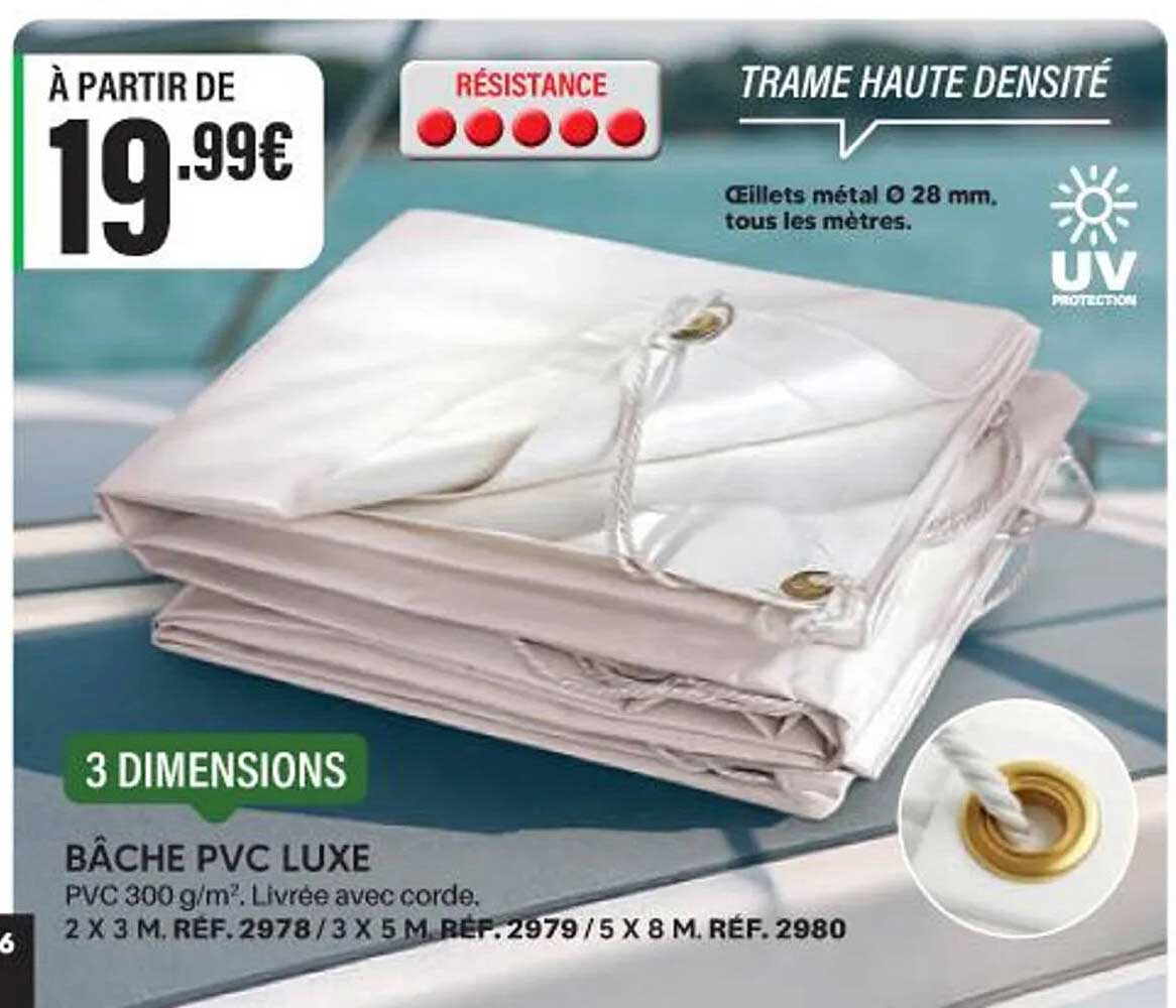 BÂCHE PVC LUXE