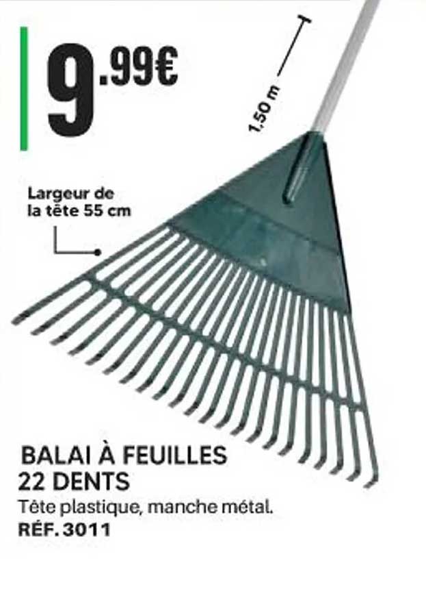 BALAÏ À FEUILLES 22 DENTS