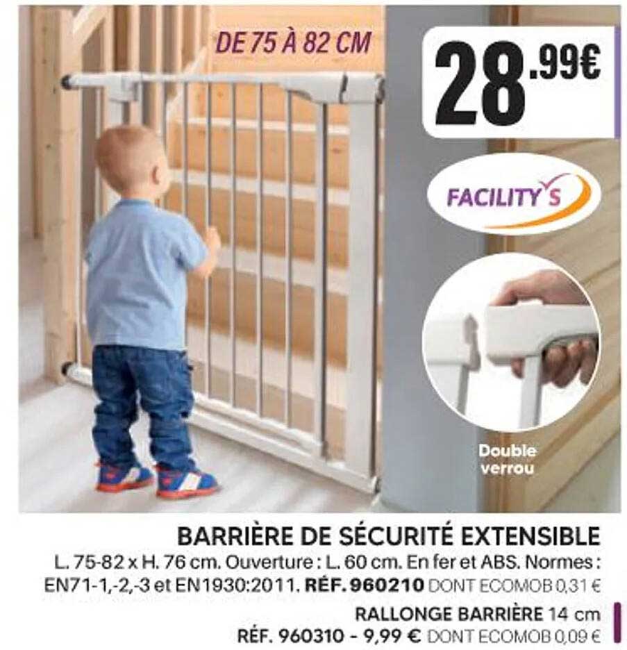 BARRIÈRE DE SÉCURITÉ EXTENSIBLE