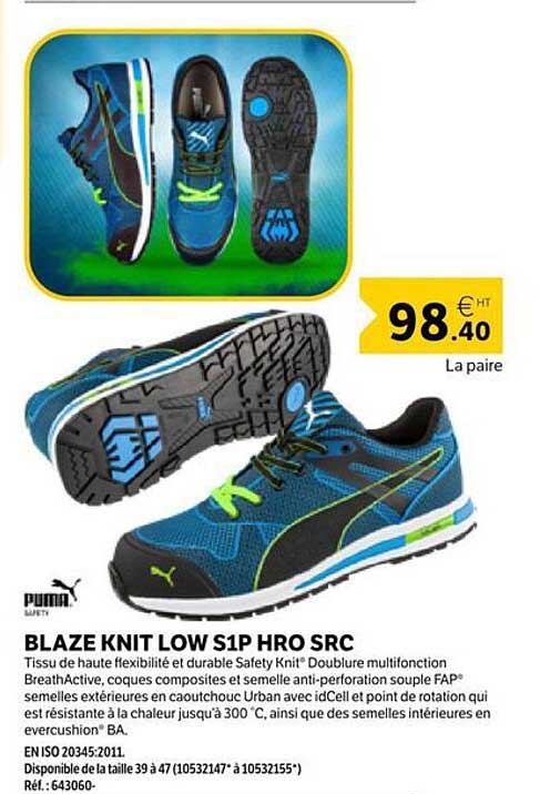 BLAZE KNIT LOW S1P HRO SRC