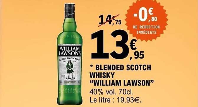 BLENDED SCOTCH WHISKY "WILLIAM LAWSON"