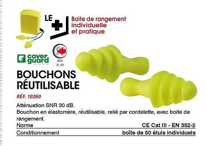 BOUCHONS RÉUTILISABLE