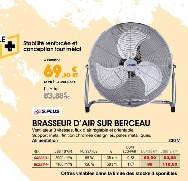 BRASSEUR D’AIR SUR BERCEAU
