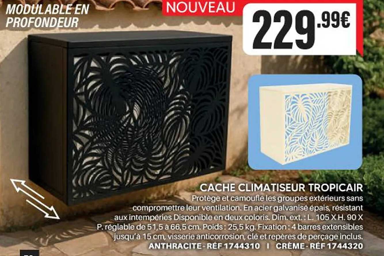 CACHE CLIMATISEUR TROPICAIR