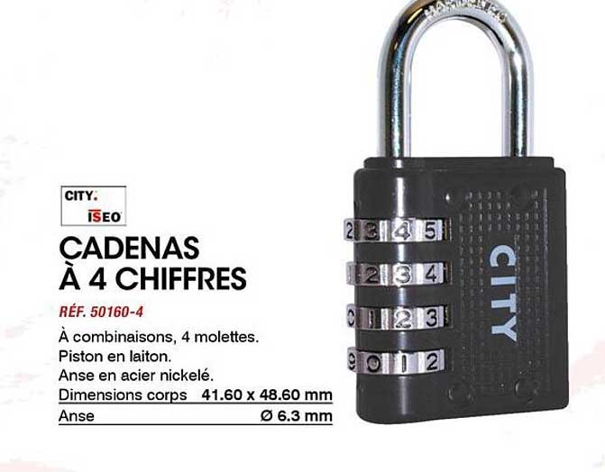 CADENAS À 4 CHIFFRES