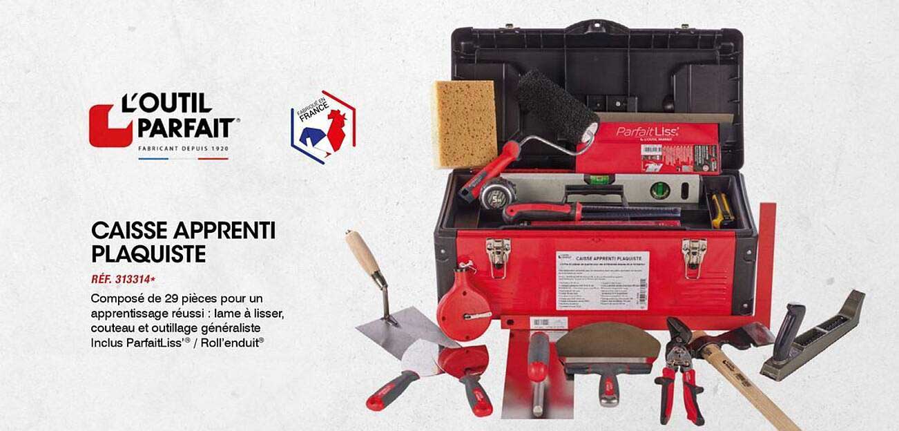 CAISSE APPRENTI PLAQUISTE