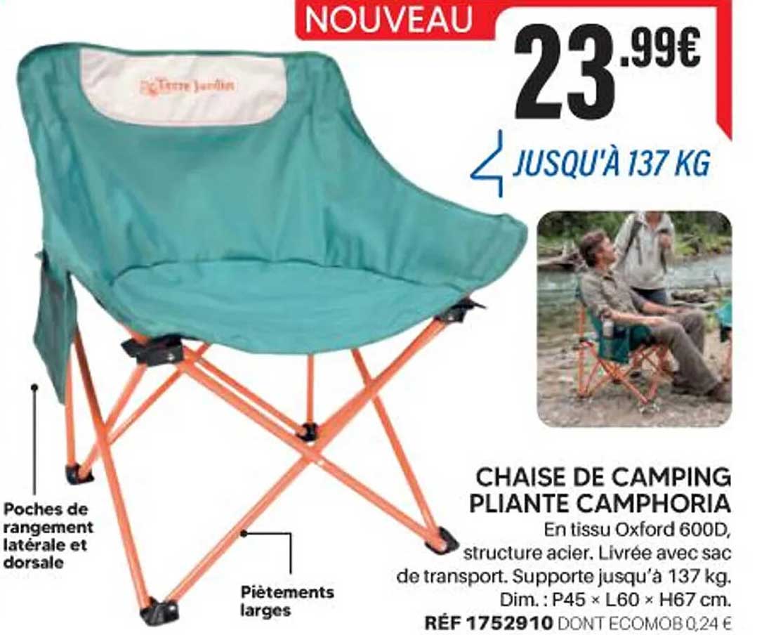 CHAISE DE CAMPING PLIANTE CAMPHORIA