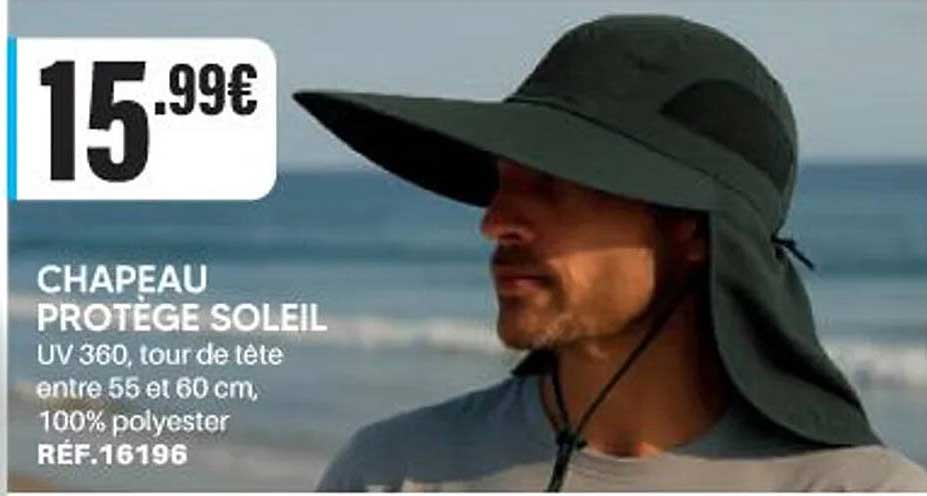 CHAPEAU PROTÈGE SOLEIL