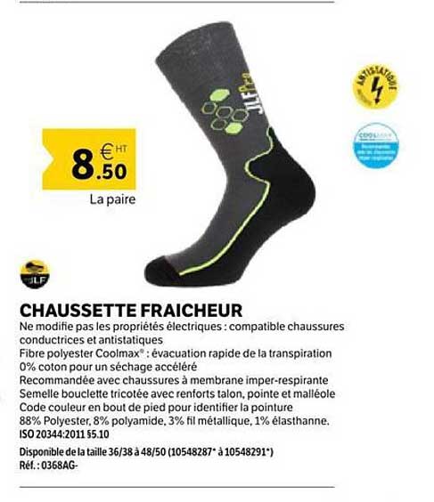 CHAUSSETTE FRAICHEUR