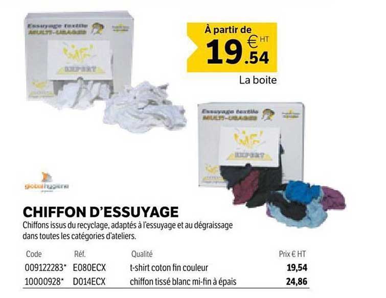 CHIFFON D’ESSUYAGE