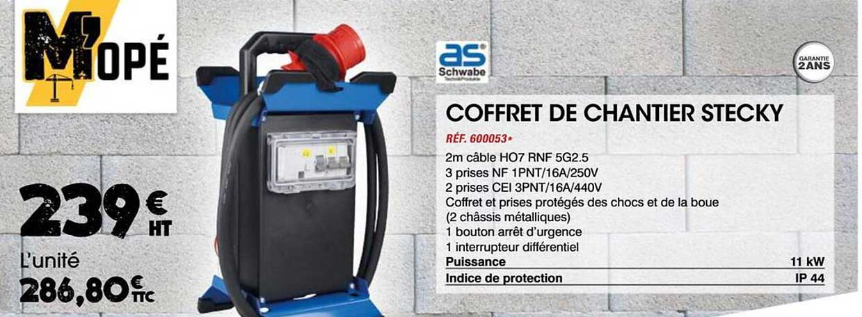 COFFRET DE CHANTIER STECKY