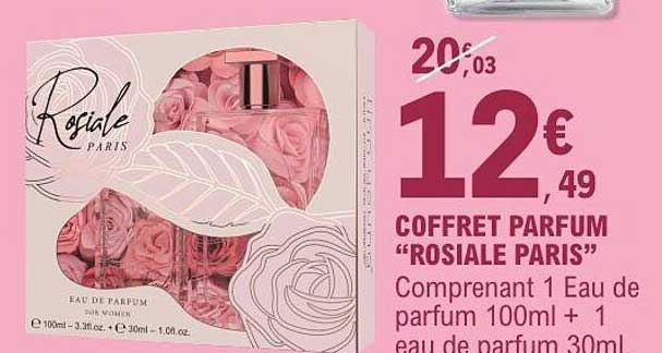 COFFRET PARFUM “ROSIALE PARIS”