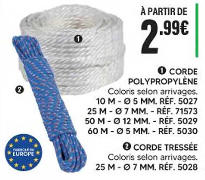Corde polypropylène
