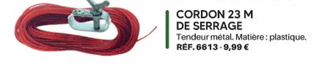 CORDON 23 M DE SERRAGE