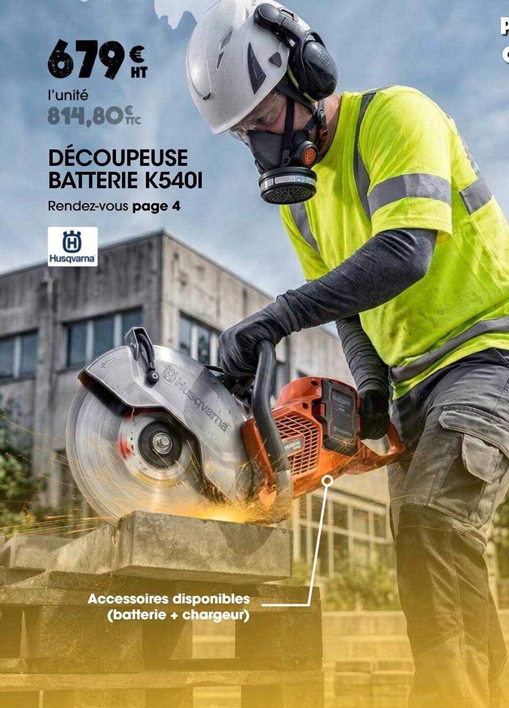 DÉCOUPEUSE BATTERIE K540I