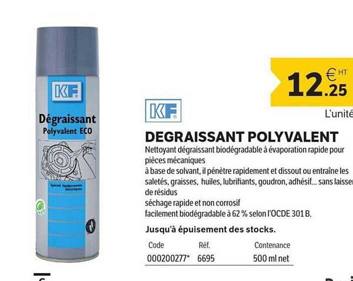 DEGRAISSANT POLYVALENT