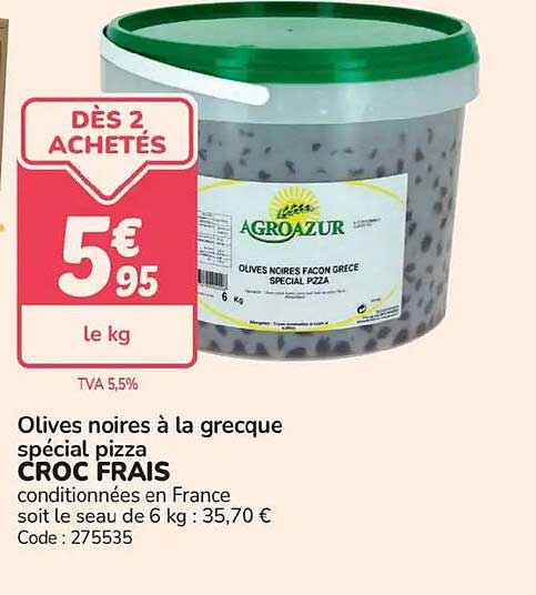 DÈS 2 ACHETÉS 5€95 le kg