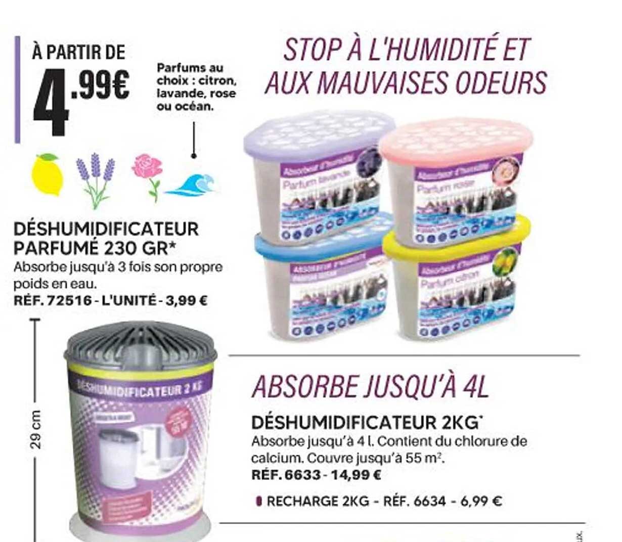 DÉSHUMIDIFICATEUR PARFUMÉ 230 GR*