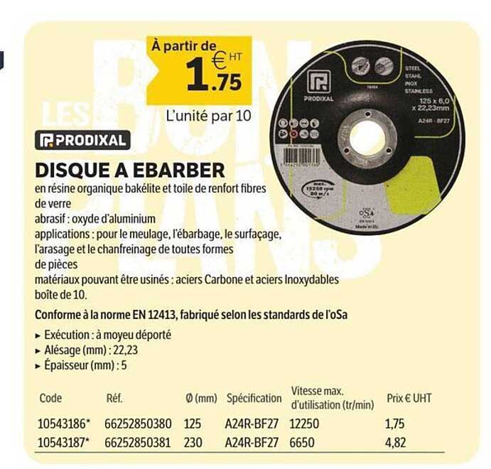 DISQUE A EBARRER