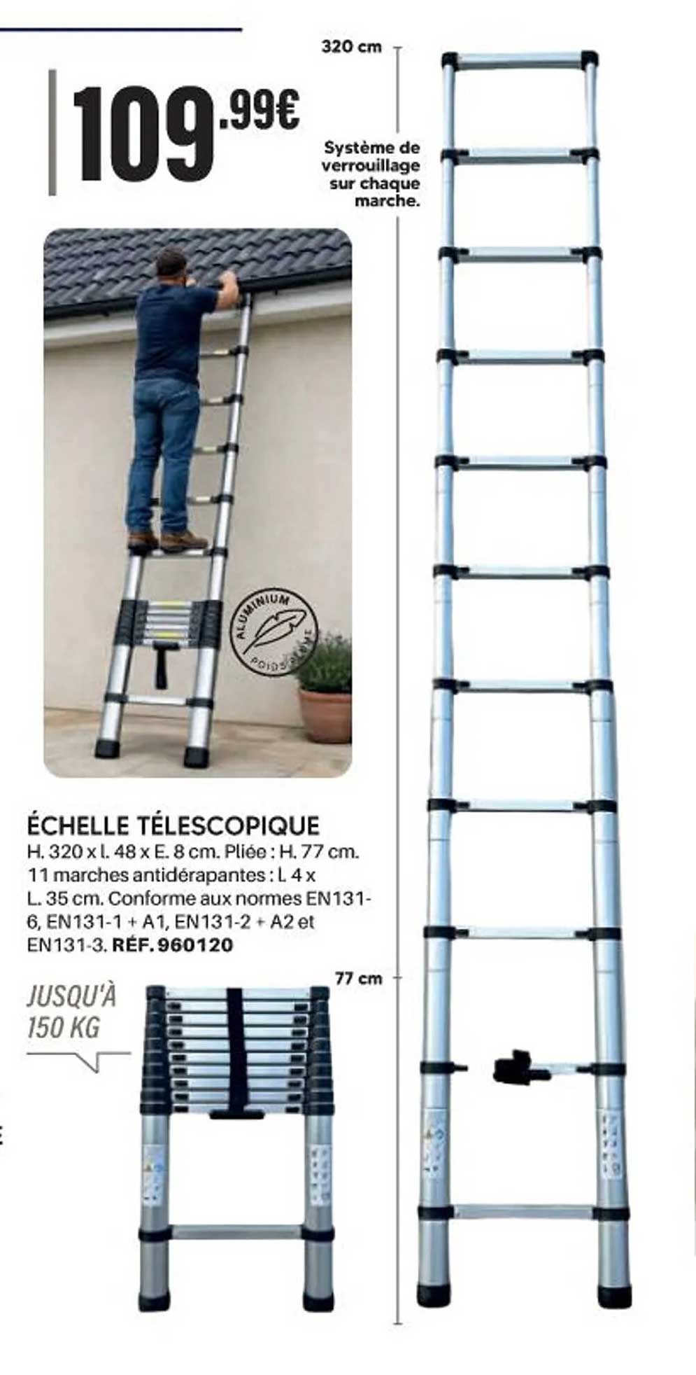 ÉCHELLE TÉLESCOPIQUE