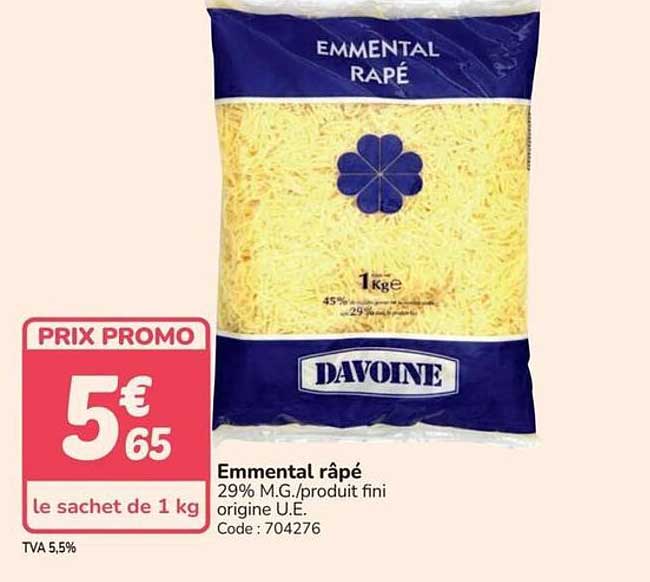 Emmental râpé
