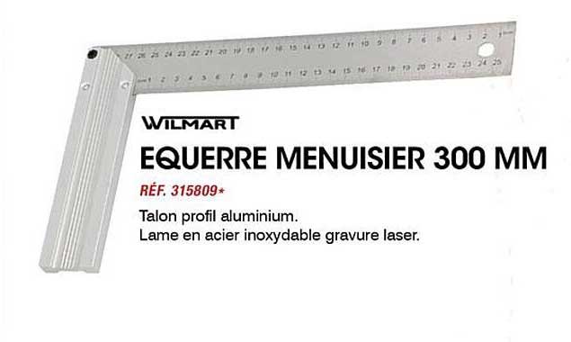 EQUERRE MENUISIER 300 MM