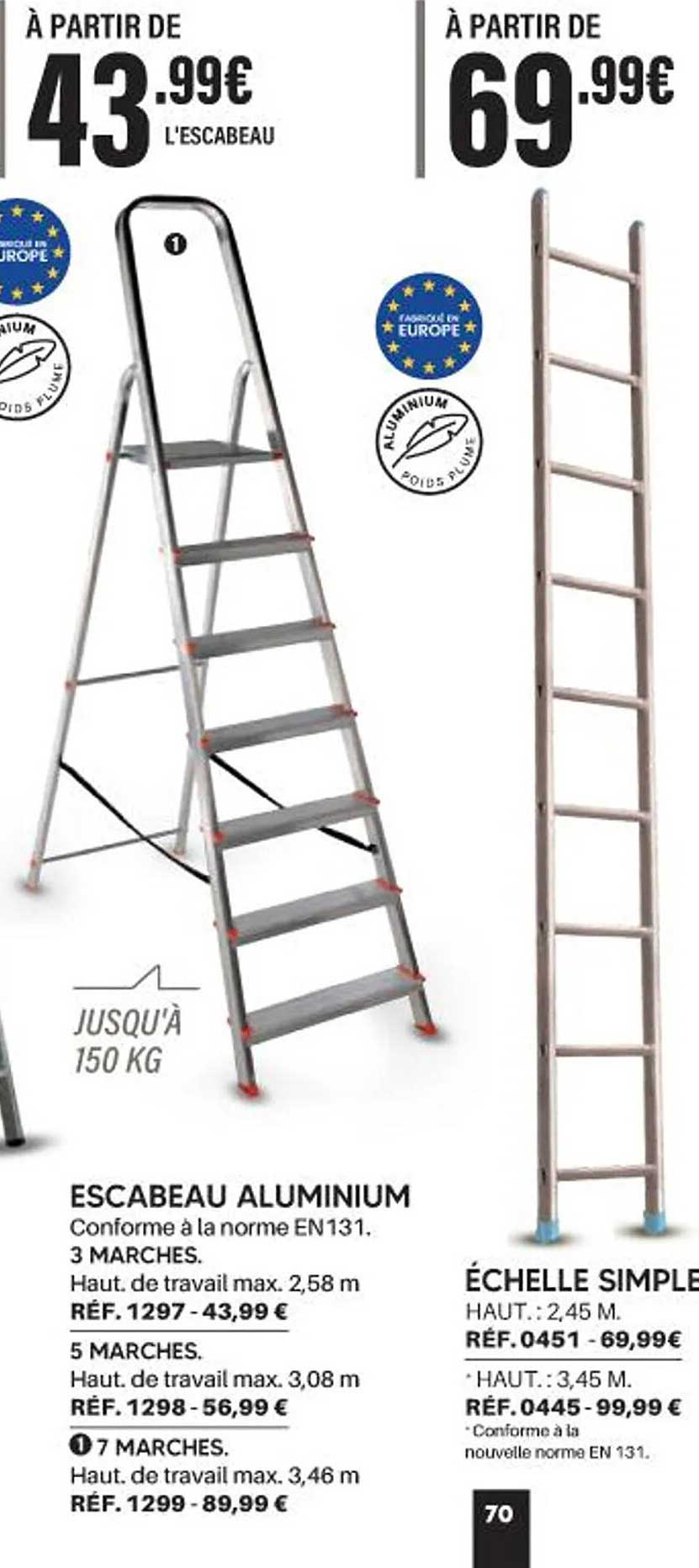 ESCABEAU ALUMINIUM