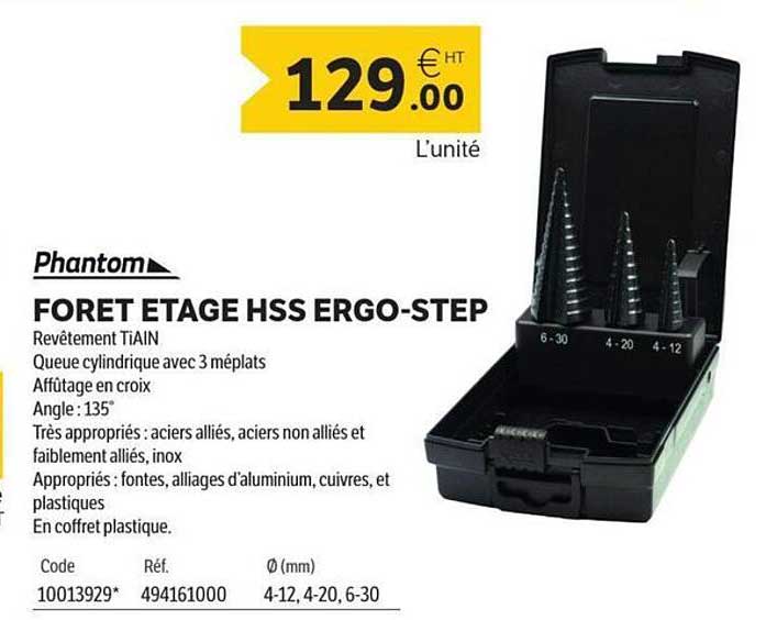FORET ETAGE HSS ERGO-STEP