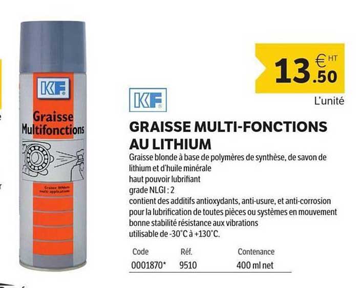 GRAISSE MULTI-FONCTIONS AU LITHIUM