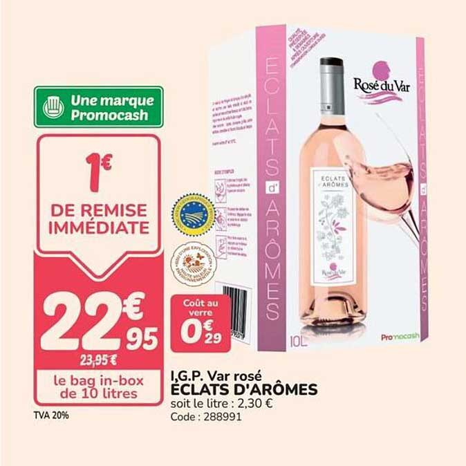 I.G.P. Var rosé ECLATS D'ARÔMES