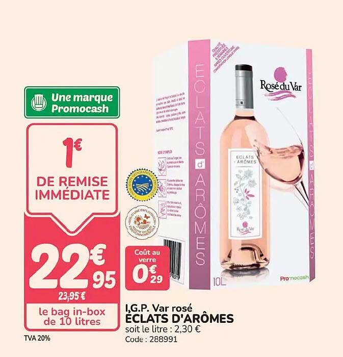 I.G.P. Var rosé ÉCLATS D'ARÔMES