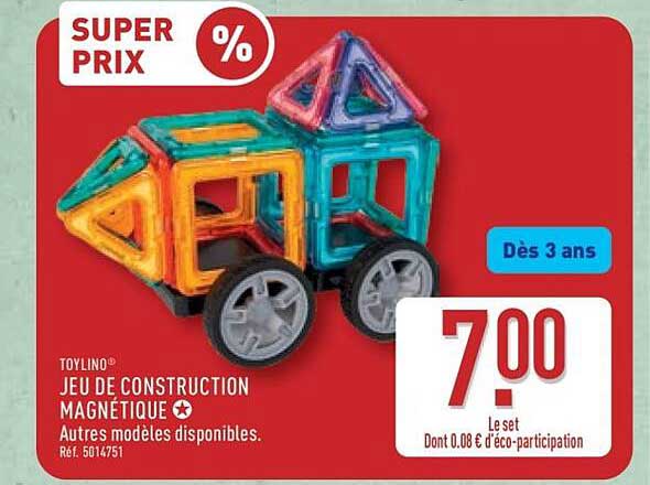 JEU DE CONSTRUCTION MAGNÉTIQUE
