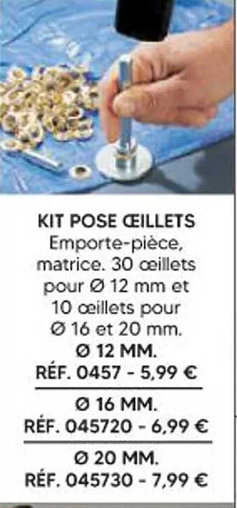 KIT POSE ŒILLETS